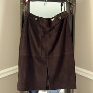 Max & Moi suede pencil skirt, French size 34